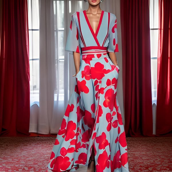 Jamie | Chic Floral Print Dress