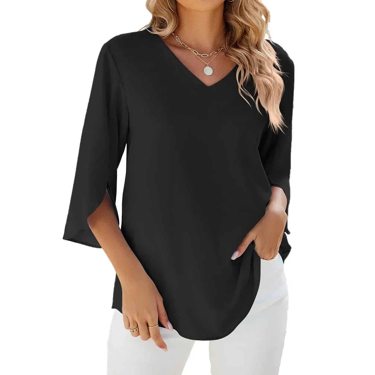 Esmira | V-neck blouse