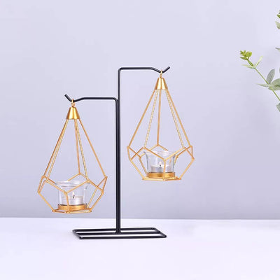 Aetheria Lantern - Iron Candle Holder