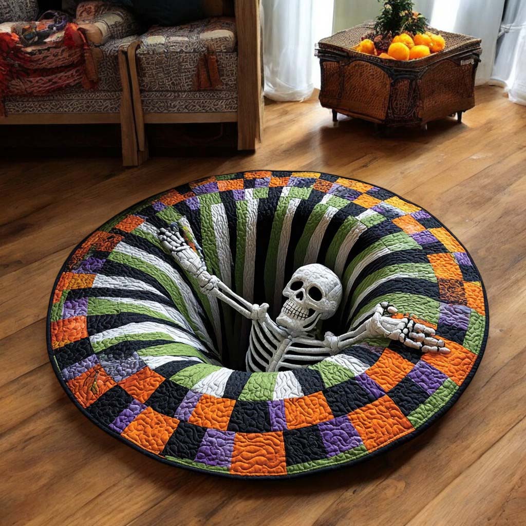 Skeleton Surprise 3D Rug