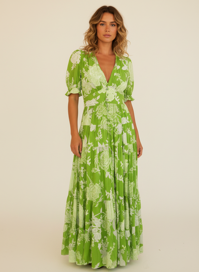 Floriana - Vibrant Floral Dress