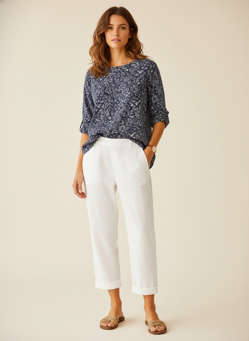 Noelle | Tailored Ankle Pants