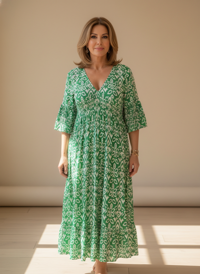 Maribel Coast | Printed Boho Dress