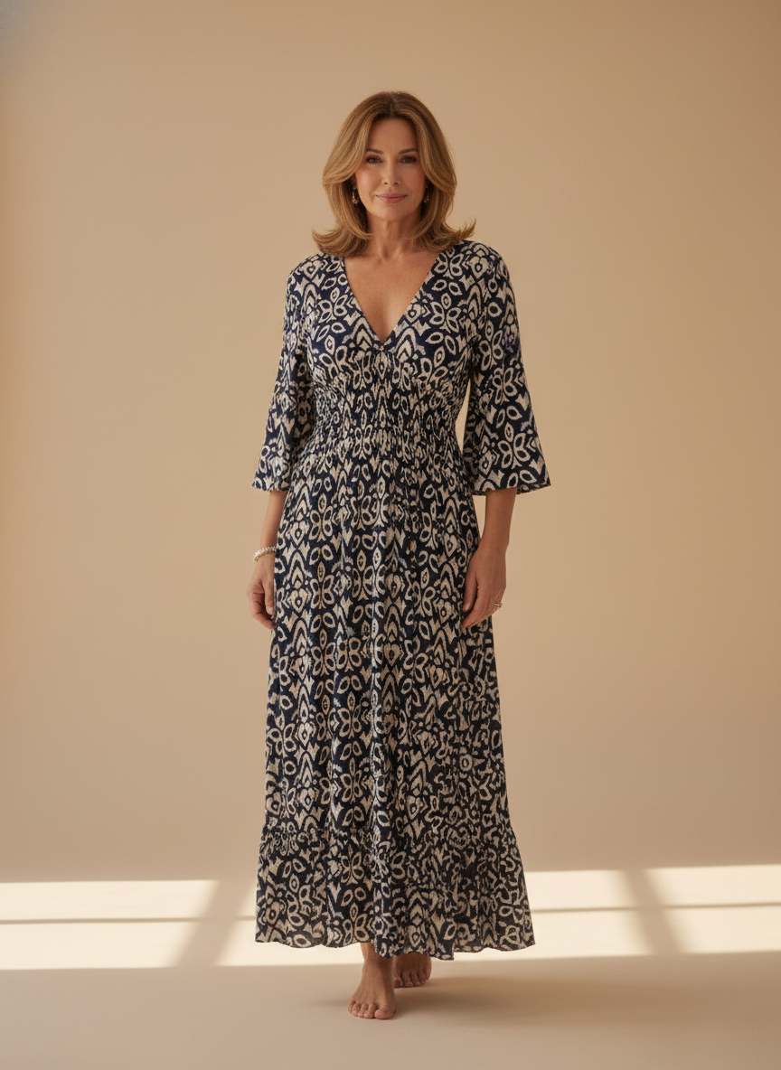 Maribel Coast | Printed Boho Dress