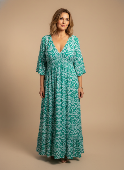 Maribel Coast | Printed Boho Dress