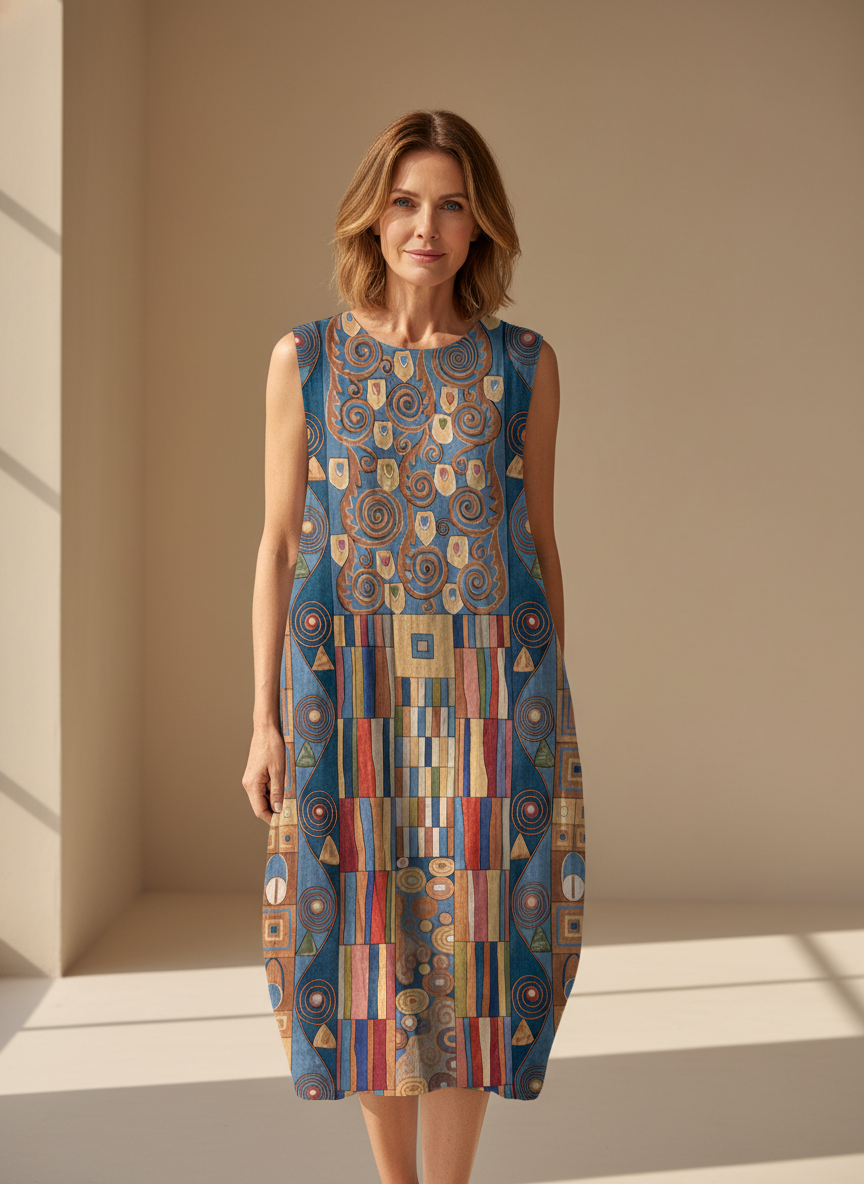 Marina Artistry | Cotton Wrap Dress