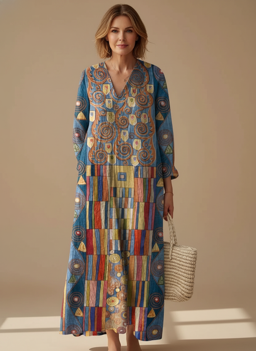 Marina Artistry | Cotton Wrap Dress