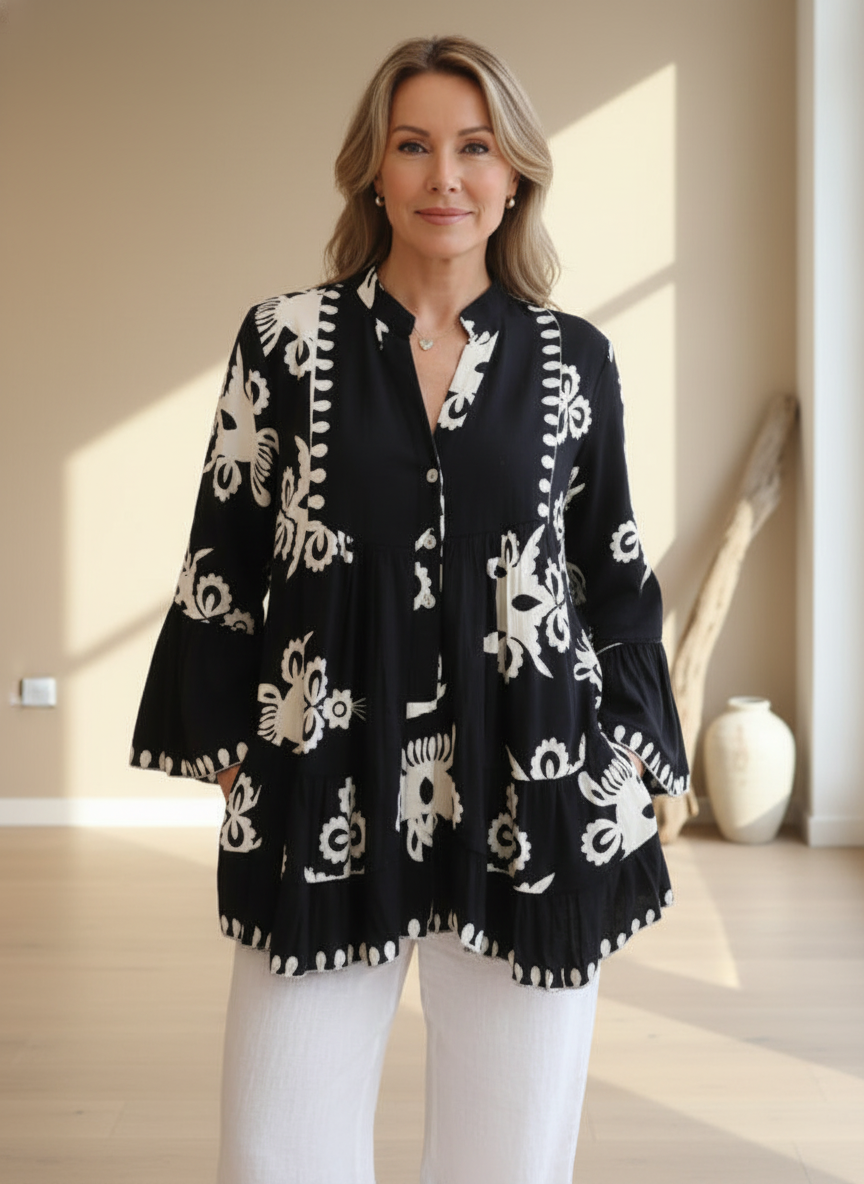 Elara Dune | Coastal Boho Top