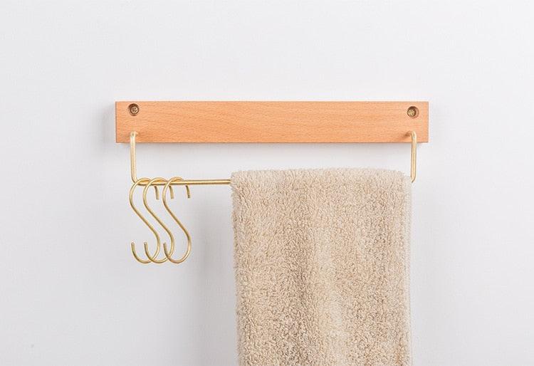 Wooden Towel Stand