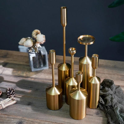 Gold Candle Stands