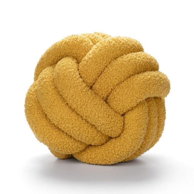 Triple Twist Cotton Fleece Cushion