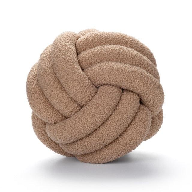 Triple Twist Cotton Fleece Cushion