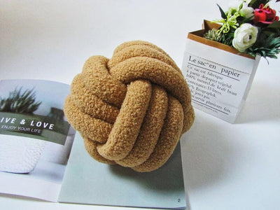 Triple Twist Cotton Fleece Cushion