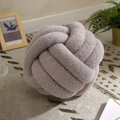 Triple Twist Cotton Fleece Cushion