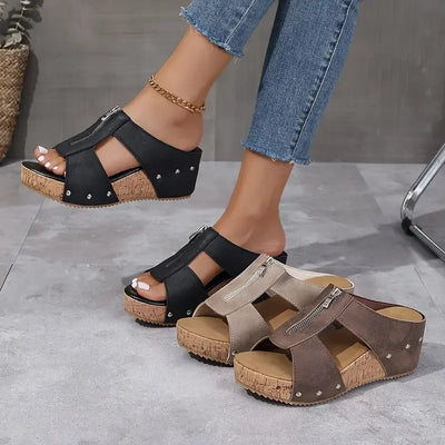 Laurelle - Stylish Wedge Sandals
