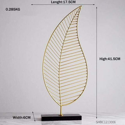 Leaf Decor Sculpture Figurines