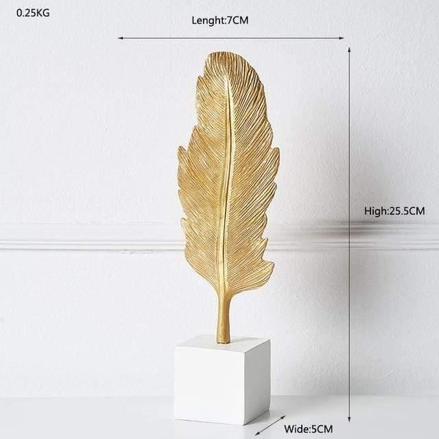 Leaf Decor Sculpture Figurines