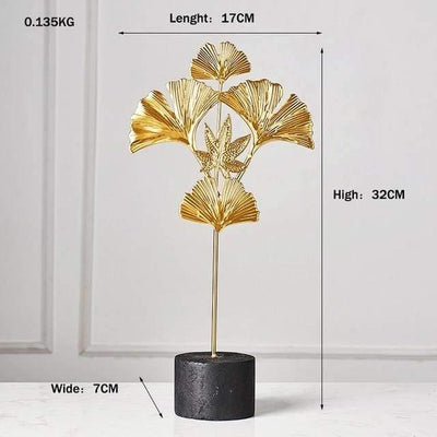 Leaf Decor Sculpture Figurines